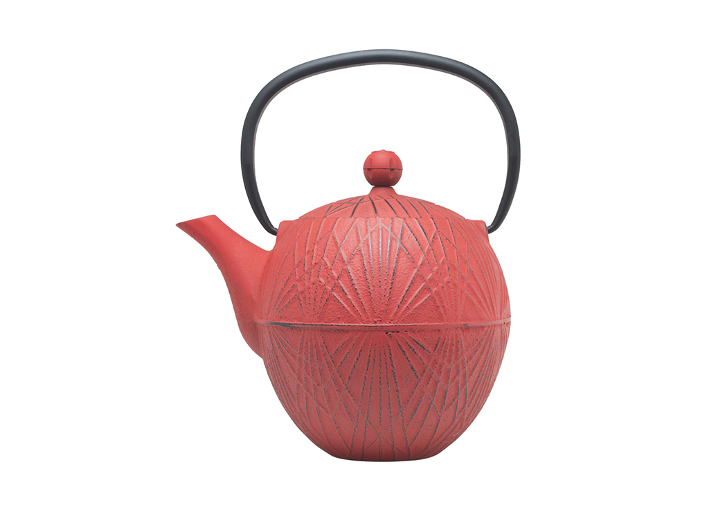 Чайник чугунный заварочный красный, Нидерланды