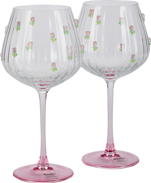 Набор бокалов для вина "ASTI" 2шт., 670мл. (стекло, розовый), Regent