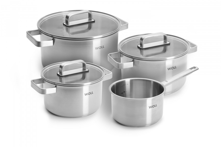 Набор кастрюль WOLL STEEL 4 предмета, Германия