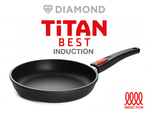 Немецкая сковорода Diamond Titan Best Induction, Woll Немецкая сковорода Diamond Titan Best Induction, Woll