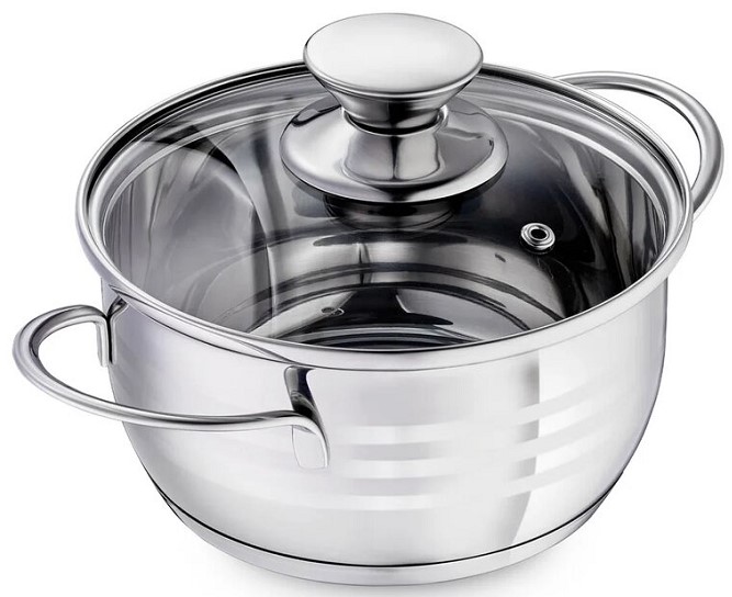 Кастрюля BIMBO vitro 1,5л. с крышкой, Regent