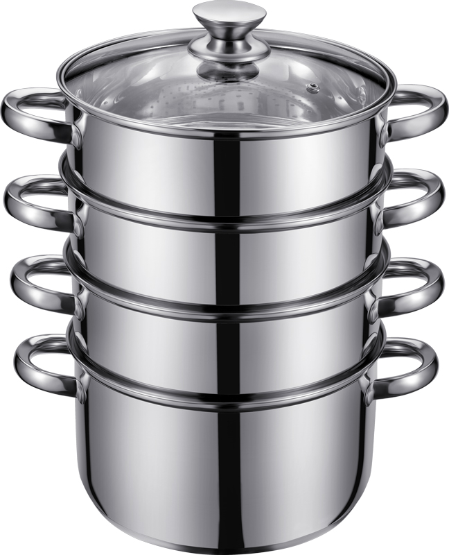 Мантоварка CUMINO,  6 л., 3 яруса, 24см. (нерж.сталь), Regent