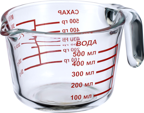Кувшин мерный 0,5 л, стекло, Regent
